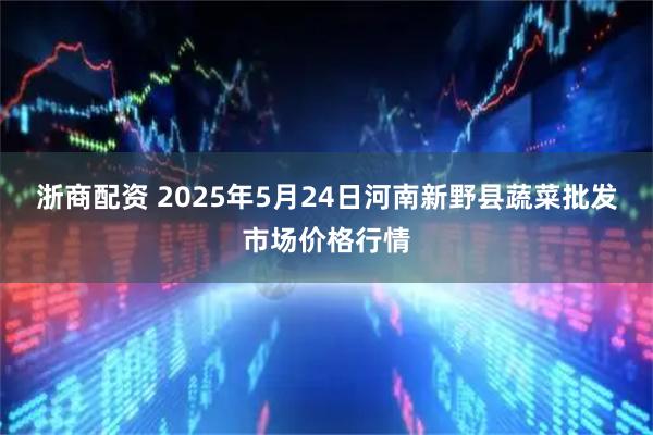 浙商配资 2025年5月24日河南新野县蔬菜批发市场价格行情